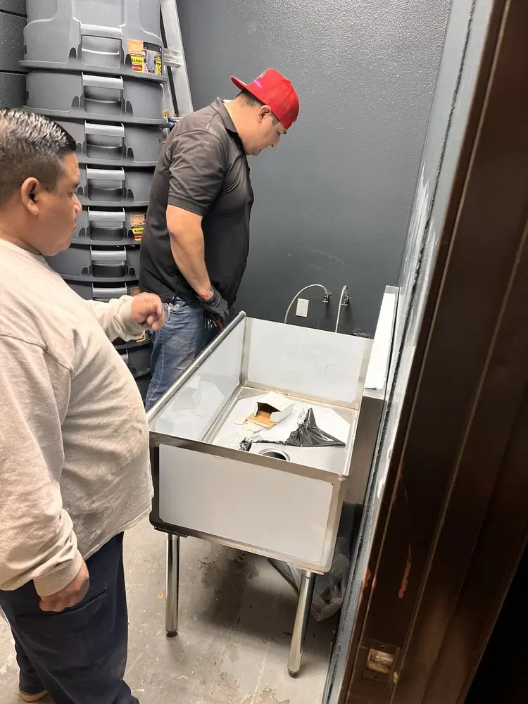 Commercial plumbing and sink installation in Camp Kiwanis
